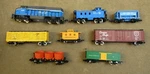 Vintage Scale Bachmann 325 Great Northern Locomotive Train Engine Freight Cars. Fixed Price $79.95.