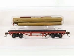 Scale Bachmann 18352 Unlettered 40' Acf 1935-1960 Log Car W/loads. Fixed Price $42.95.