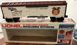 Lionel #6-9852 Miller Beer Billboard Reefer, Nib, (11A). Fixed Price $18.95.