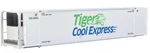 Ho Scale Walthers Scenemaster 949-8708 Tiger Cool Express 53' Reefer Container. Fixed Price $16.13.