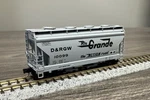 Micro-trains Scale #92020 2-BAY Acf Centerflow Rio Grande Nib. Fixed Price $21.99.