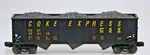 Lionel / 027 Scale Csx Coke Express 3-BAY Hopper #6-17120 Spring Trucks. Fixed Price $49.99.