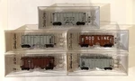 Lot Of 5 Kadee Misc Roads PS-2 Covered Hopper Bay, 2003 Cu Ft. Fixed Price $125.00.