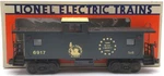 Lionel 6-6917 Gauge Jersey Central Extended Vision Caboose Ln/box. Fixed Price $24.49.