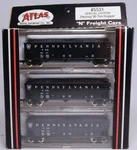Atlas Scale #5531 Special Edition Pennsylvania Prr 90 Ton Hopper 3-CAR Set C31. Fixed Price $39.95.