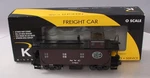 K-line K616-1751 Gauge New York Central Woodside Cupola Caboose #17963 W/smoke. Fixed Price $59.99.