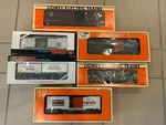 Lionel Trains Boxcar Assorted Set Of 6 Factory New. Fixed Price $199.95.