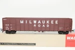 Walthers Ho Scale Milwaukee Road 61' Woodchip Gondola #276147 932-4055. Fixed Price $30.00.