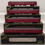 Weaver G1234S Scale Lehigh Valley Car Passenger Set (2-RAIL) Ex/box. Fixed Price $203.99.