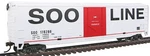 Walthers Trainline Ho Scale 50' Plug-door Boxcar Freight Soo Red/white. Fixed Price $17.99.