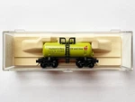N-scale Atlas #32381 Utlx Hudson's Bay "beer Can Tank Car 77353 W/ Mt Couplers. Fixed Price $22.00.