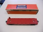 Lionel Red Flatcar #6807 For Amphibious Vehicle- No Load O/b (poor Shape). Fixed Price $59.00.