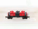 Scale Bachmann 17154 Trox Transcontinental Oil 3-DOME Tankcar #961. Fixed Price $37.95.