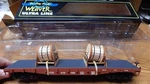 Weaver Ttx 40' Fish Belly Flat Car With 2 Coil Roll Load Nib #475083 Scale. Fixed Price $65.00.