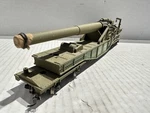 Model Power 99163 Ho Scale U.s. Army Big Gun Car #114, No Box. Fixed Price $63.99.