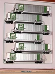 Ho Walthers 932-5301 Bethgon 6-PACK Burlington Northern # Bn. Fixed Price $179.99.