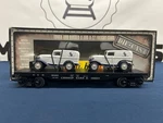 Mth Die-cast Chesapeake & Ohio #80410 Flat Car W/ Ertl 32 Panel Vans 30-8304. Fixed Price $34.99.