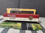 Tyco Ho Scale Campbell's Condensed Soup 62' Box Car Cb&d #50196 Bundle. Fixed Price $19.99.