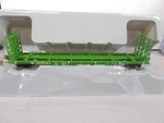 Exactrail / Platinum Burlington 53'-6" Bulkhead Flat Car # 629065 Ho Scale. Fixed Price $50.00.