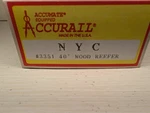Accurail Ho Scale New York Central 40'WOOD Reefer Kit In The Box. Fixed Price $7.39.