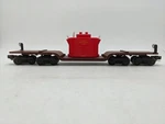 Lionel 6-9233 Gauge 4 Truck Depressed Center Flatcar With Transformer Ex. Fixed Price $34.99.