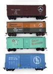 Lot Of 4-VINTAGE Athearn Great Northern Box Cars. Fixed Price $25.00.