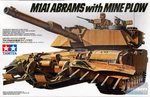 TAM35158 1:35 Tamiya M1A1 Abrams With Mine Plow. Fixed Price $60.59.