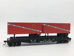Ho Athearn Rtr New Haven 50 Flat Car With Two 25 Trailers Nh #17211. Fixed Price $35.00.