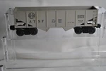 Lionel 6076 Santa Fe Atsf Grey 4 Bay Hopper Uncataloged 1963 Only Gauge. Fixed Price $40.00.