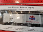 Ho Intermountain Dubuque R-40-23 Steel Ice Bunker Reefer Box Car #63817. Fixed Price $26.99.