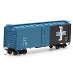 New Athearn 40' Superior Door Box B&m Rtr Freight Car Ho Scale. Fixed Price $43.99.