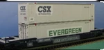 Rare Find Lionel Scale Husky Stack Well Car Csx Evergreen 620365. Fixed Price $162.49.
