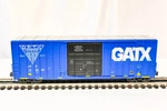 Atlas Gatx (heritage) 50' Gunderson High Cube Boxcar #100000 Premier Scale. Fixed Price $275.00.