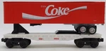K-line K6632 Coca-cola Tractor Trailer & Flatcar Ex. Fixed Price $13.64.