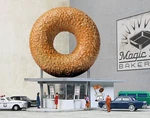 Walthers Cornerstone Scale Building/structure Kit Hole-in-one Donut Shop. Fixed Price $23.99.