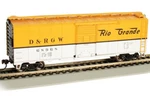 Bachmann Ho Scale New 2026 D&rgw #68968 (yellow Silver) 40' Box Car 16006. Fixed Price $29.32.