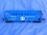 Ahm Great Northern Blue 4 Bay Hopper Car W/ Opening Doors Gn 71950 Scale Vtg. Fixed Price $12.98.