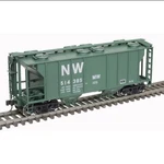 Atlas 20006561 PS-2 2-BAY Covered Hopper Norfolk & Western #514385. Fixed Price $44.99.