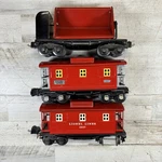 Lionel Postwar Gauge Wired Dump Car Freight Lot 2657 Cabooses 3469. Fixed Price $89.98.