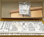 Ho Ye Olde Huff-n-puff 354 42' Oil Vat Car Wooden Kit. Fixed Price $24.99.
