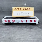 Ho Scale Life-like 8572 Gondola Soo Line 63954 W/ Load White Freight Train Car. Fixed Price $7.19.