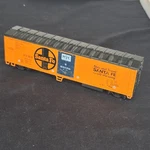 Santa Fe Ho Gauge Refrigerator Car Sfrd 2245 Orange Black Plastic. Fixed Price $14.99.