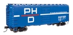 Walthers Mainline 910-45516 Ho Scale 40' PS-1 Boxcar Rtr Ph&d #1167. Fixed Price $36.99.