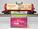 Mth Premier 3-RAIL Scale #1952 Koolmotor Oil Cities Service Tank Car 20-96108. Fixed Price $60.00.