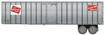 Walthers Scenemaster 949-2605 Ho Flexi-van 40' Trailer Milwaukee #3. Fixed Price $35.99.