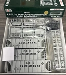 Kato Scale 38-0107 & F 70 Covered Hopper Car Set Erie Lackawanna Nib. Fixed Price $62.99.
