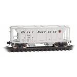 Micro-trains Scale Great Northern 2 Bay Covered Hopper 095 00 011 RD#71470. Fixed Price $43.67.