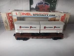 Lionel 6-9333 Southern Pacific Piggyback Flatcar W/ Trailers O/O27 Gauge. Fixed Price $21.79.