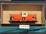 Athearn Ho Scale 1/87 Caboose W/kd Couplers - Illinois Central Bay Window. Fixed Price $12.00.