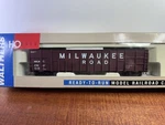 Ho Scale Walthers Milwaukee Road Woodchip Gondola # 276147 - Nos. Fixed Price $45.77.
